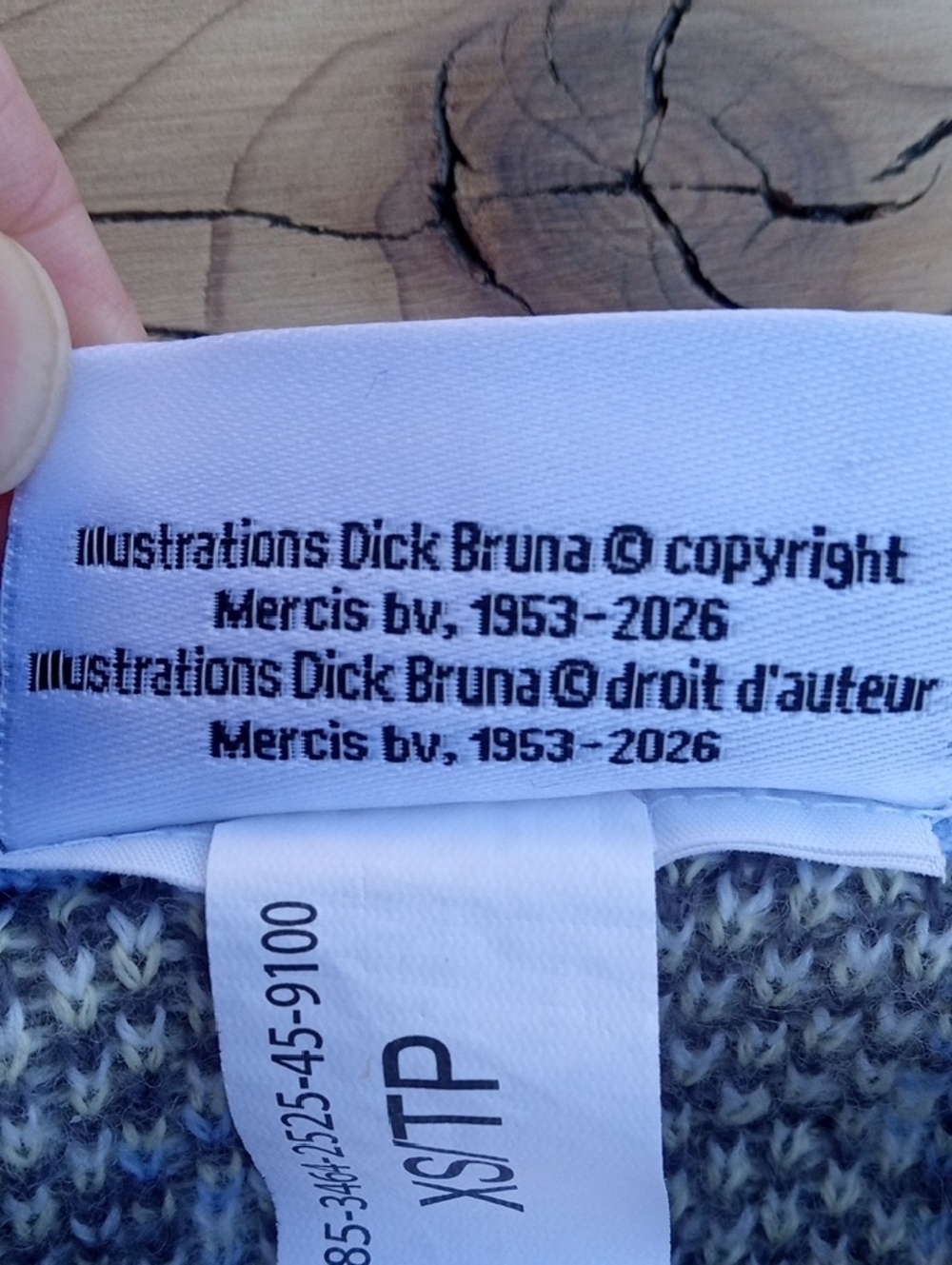 Miffy Pastel Blue Bunny Knit Sweater - Picture 8 of 9
